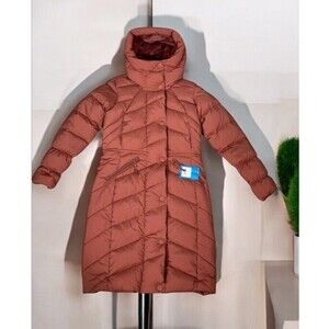 Columbia Ember Springs Beetroot Long Down Jacket WK0305-679 Women Sz S NWT